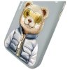 Nimmy etui iPhone 15 6.1 szary/gray     Cool&Cute 2.0 Bear